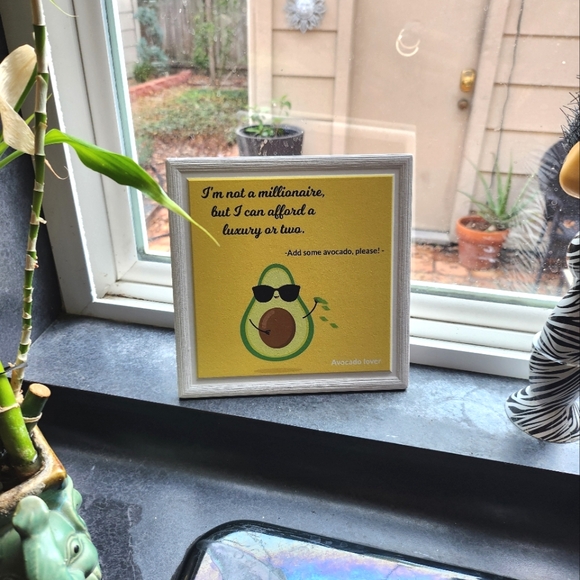 Avacado Lovers Decorative Pic w/Gift Box - Picture 12 of 12